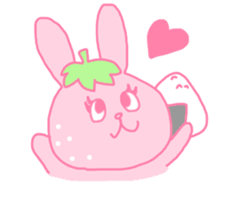 fruit rabbits sticker #10931458