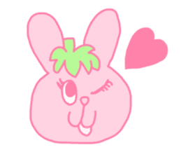 fruit rabbits sticker #10931462