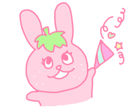 fruit rabbits sticker #10931463