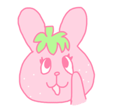 fruit rabbits sticker #10931464