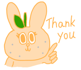 fruit rabbits sticker #10931467