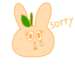 fruit rabbits sticker #10931469