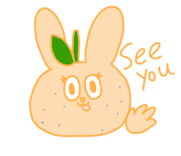 fruit rabbits sticker #10931470
