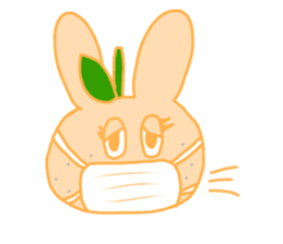 fruit rabbits sticker #10931473