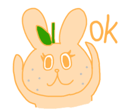 fruit rabbits sticker #10931474