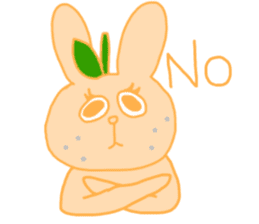 fruit rabbits sticker #10931475