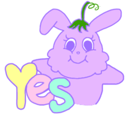 fruit rabbits sticker #10931476