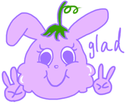 fruit rabbits sticker #10931479
