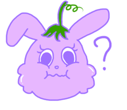 fruit rabbits sticker #10931481