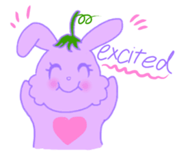 fruit rabbits sticker #10931482
