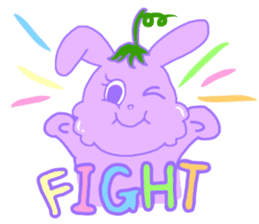 fruit rabbits sticker #10931484