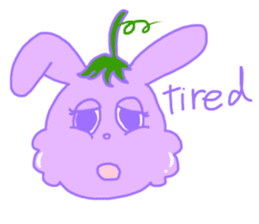 fruit rabbits sticker #10931485