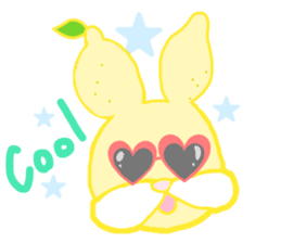 fruit rabbits sticker #10931486