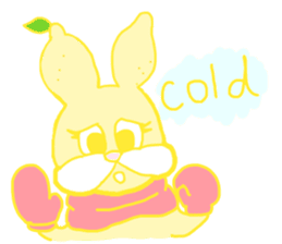 fruit rabbits sticker #10931490