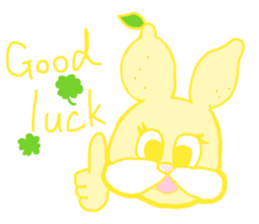fruit rabbits sticker #10931492