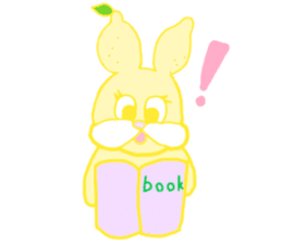 fruit rabbits sticker #10931493