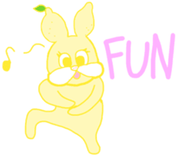 fruit rabbits sticker #10931494