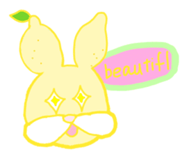 fruit rabbits sticker #10931495
