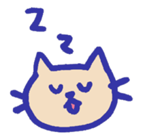 Meow-chan stamp of white cat sticker #10932104