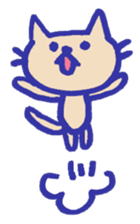 Meow-chan stamp of white cat sticker #10932118