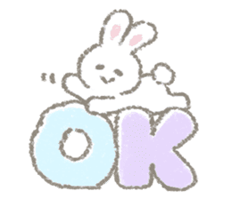 The soft bunny sticker #10932338