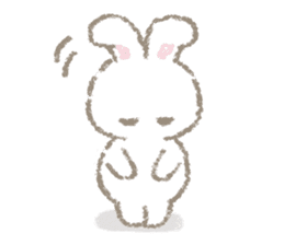 The soft bunny sticker #10932344