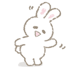 The soft bunny sticker #10932352
