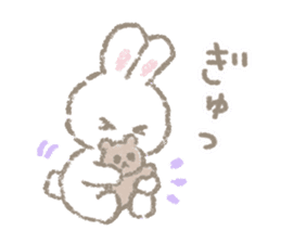 The soft bunny sticker #10932357