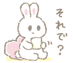 The soft bunny sticker #10932362