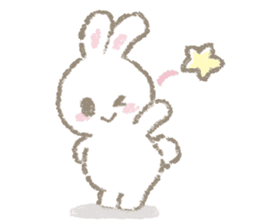 The soft bunny sticker #10932374