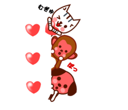 Three little animals sticker sticker #10932914