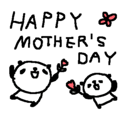 Mother's day Panda Stickers! sticker #10933256
