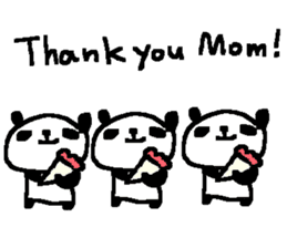 Mother's day Panda Stickers! sticker #10933260