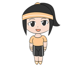 Aerobic Girl & Yoga Lady sticker #10933536