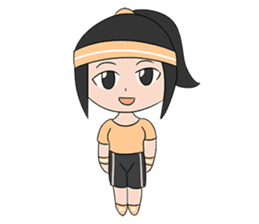 Aerobic Girl & Yoga Lady sticker #10933536