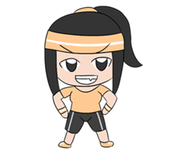 Aerobic Girl & Yoga Lady sticker #10933537