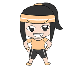 Aerobic Girl & Yoga Lady sticker #10933537