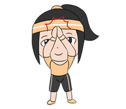 Aerobic Girl & Yoga Lady sticker #10933538