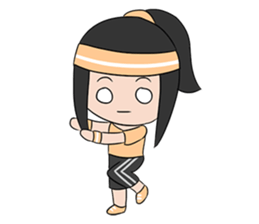 Aerobic Girl & Yoga Lady sticker #10933539