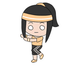 Aerobic Girl & Yoga Lady sticker #10933539