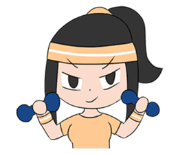 Aerobic Girl & Yoga Lady sticker #10933548