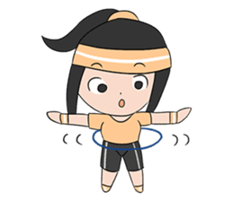 Aerobic Girl & Yoga Lady sticker #10933550