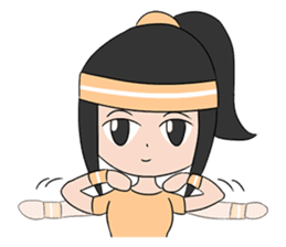 Aerobic Girl & Yoga Lady sticker #10933552