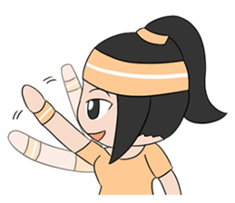 Aerobic Girl & Yoga Lady sticker #10933553