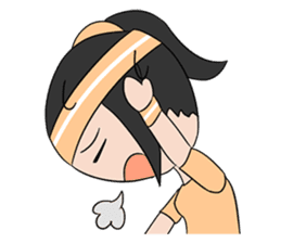 Aerobic Girl & Yoga Lady sticker #10933555