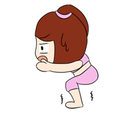 Aerobic Girl & Yoga Lady sticker #10933559