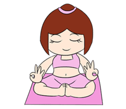 Aerobic Girl & Yoga Lady sticker #10933560
