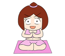 Aerobic Girl & Yoga Lady sticker #10933561