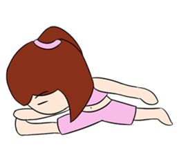 Aerobic Girl & Yoga Lady sticker #10933563