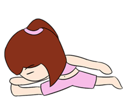 Aerobic Girl & Yoga Lady sticker #10933563